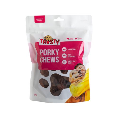 Trusty 200g Porky Chews Dog Treat