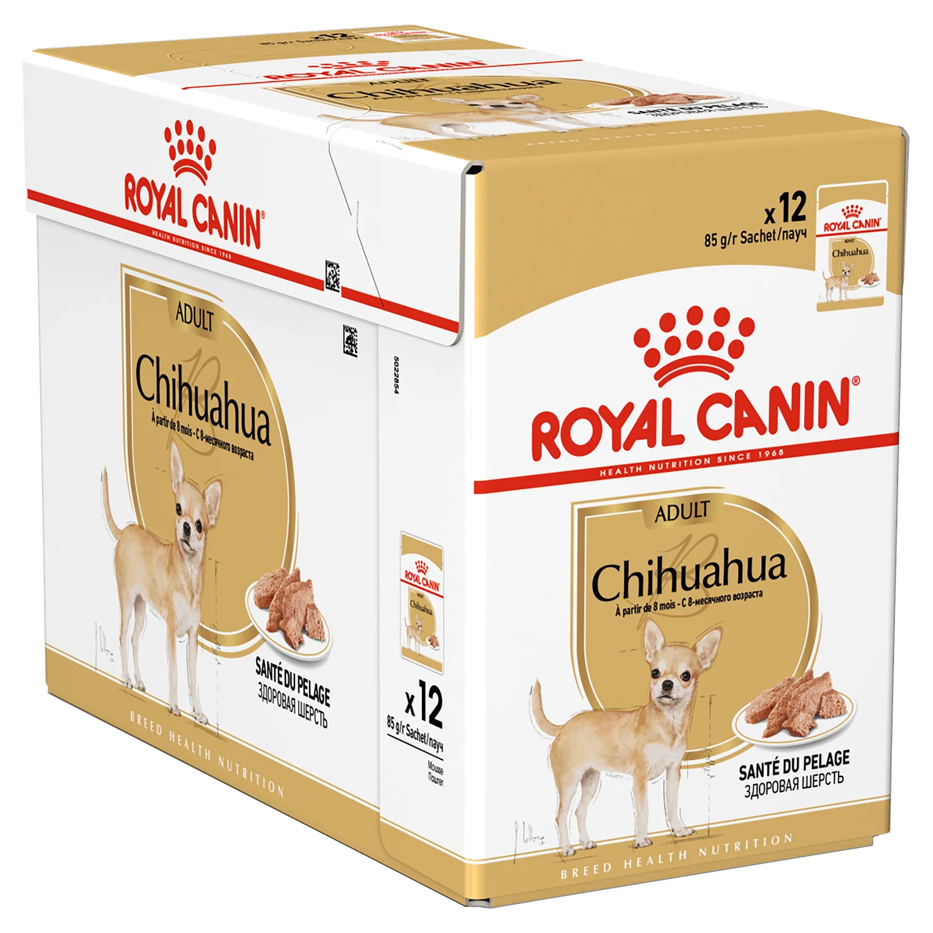 Royal Canin - Chihuahua Adult Wet Dog Food Pouches 85g x 12 - Petservo