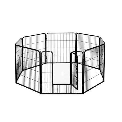 RapidMesh - 77cm 8 Panel Heavy Duty Animal Enclosure - Black