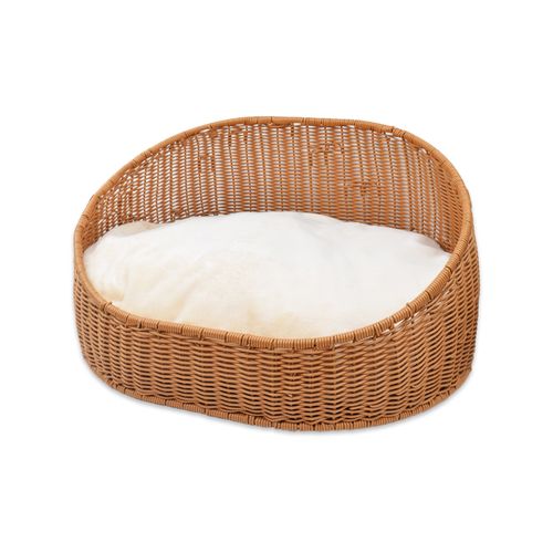 Priceworth Furniture - Kelly Round Pet House Homemade" and "Natural rattan