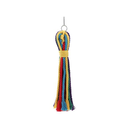 Paws and Claws - Parrot Rope Tassel Toy 30X5Cm - 3PK