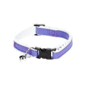 Flamingo - 20-30cm Lined Bright Ziggi Cat Collar - 5 Assort Colours - petservo