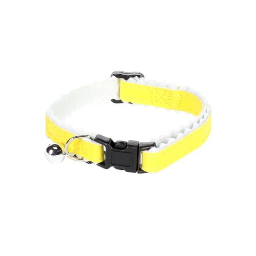 Flamingo - 20-30cm Lined Bright Ziggi Cat Collar - 5 Assort Colours - petservo