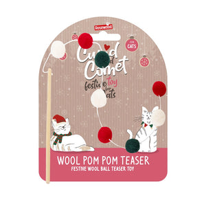 Rosewood - Wool Pom Pom Teaser - Pet Servo