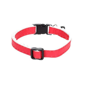 Flamingo - 20-30cm Lined Bright Ziggi Cat Collar - 5 Assort Colours - petservo