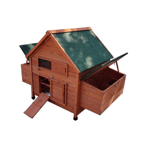 YES4PETS - XL Chicken Coop Rabbit Hutch Cage Hen Chook House - 160x100x113CM - petservo