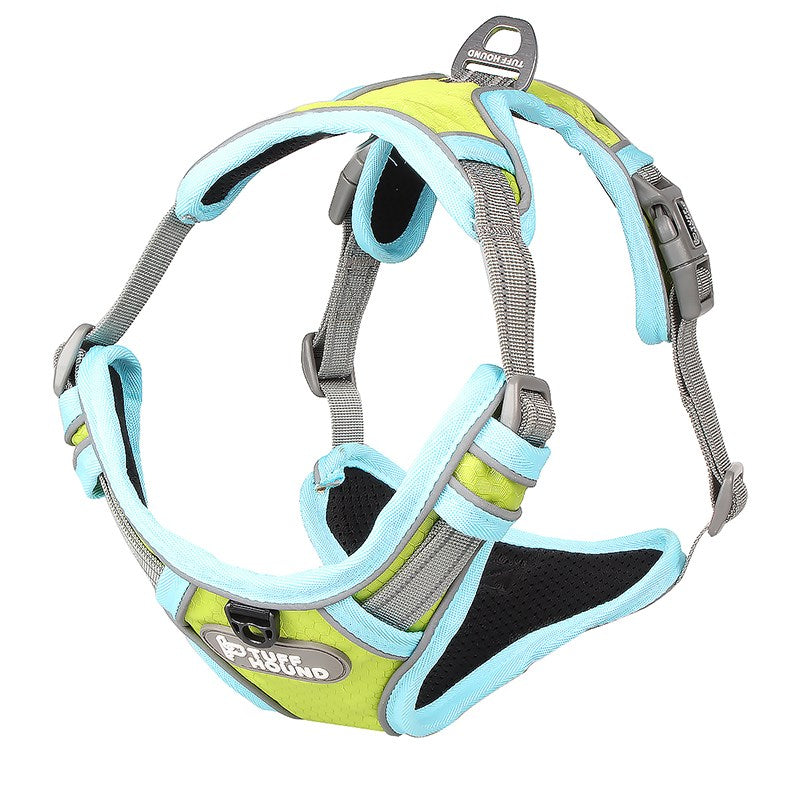 Tuff Hound - Green-Blue Harness