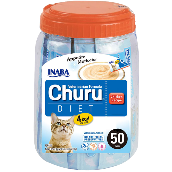 Inaba - Churu Diet Chicken Recipe 50Tubes - Petservo