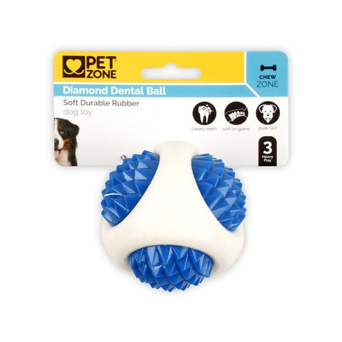 Pet Zone - Dental Diamond Ball Toy