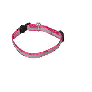 Happy Tails - Reflective Pink Cat Collar - petservo