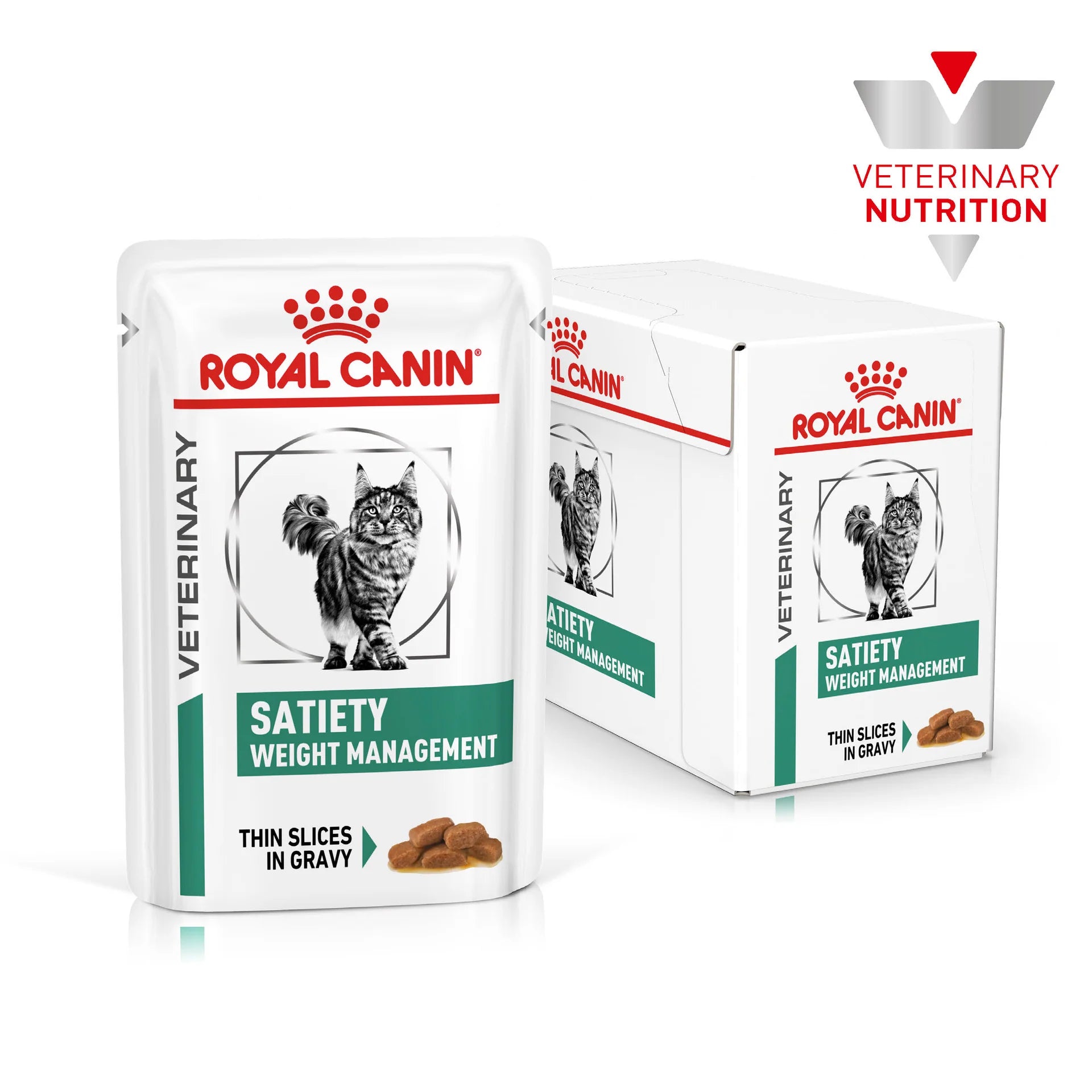 Royal Canin - Veterinary Diet Satiety Adult Wet Cat Food 85g x 12 - Petservo