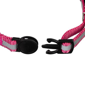 Happy Tails - Reflective Pink Cat Collar - petservo