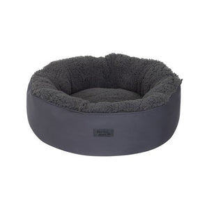 Baxter Bone - Charcoal All In One Donut Pet Bed - Small - petservo