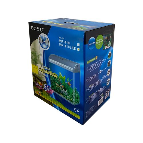 Boyu - MR-418 All In One Aquarium Fish Tank 37L Black