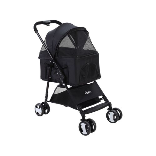 i.Pet - Pet Stroller Dog Pet Pram Large Cat Carrier Travel Pushchair Fold Wheels