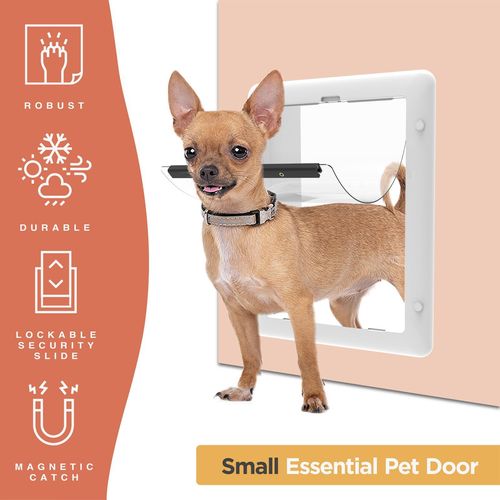 Hakuna Pets - Essential Pet Door - Small - white