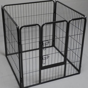 YES4PETS 4 Panel 80 cm Heavy Duty Pet Exercise Playpen Fence PetServo