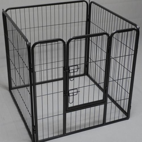 YES4PETS - 4 Panel 80 cm Heavy Duty Pet Dog Puppy Cat Rabbit Exercise Playpen Fence Extension - 2