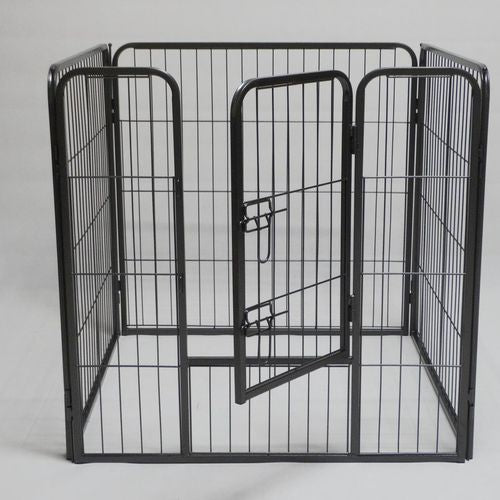 YES4PETS 4 Panel 80 cm Heavy Duty Pet Exercise Playpen Fence PetServo