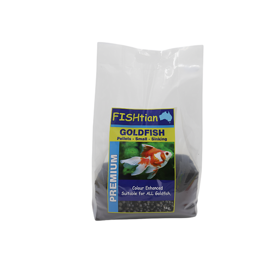 Fishtian - Goldfish Pellets Sinking Fish Food - 5kg