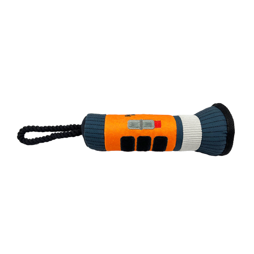 Baxter Bone - Plush Torch Pet Toy With Rope Detail - petservo