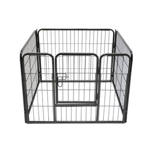 YES4PETS 4 Panel 80 cm Heavy Duty Pet Exercise Playpen Fence PetServo