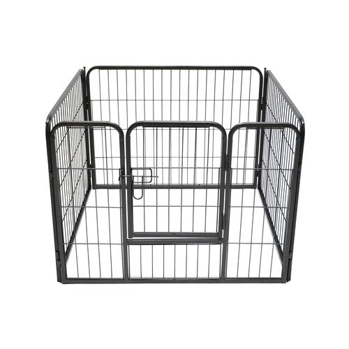 YES4PETS - 4 Panel 80 cm Heavy Duty Pet Dog Puppy Cat Rabbit Exercise Playpen Fence Extension - 2