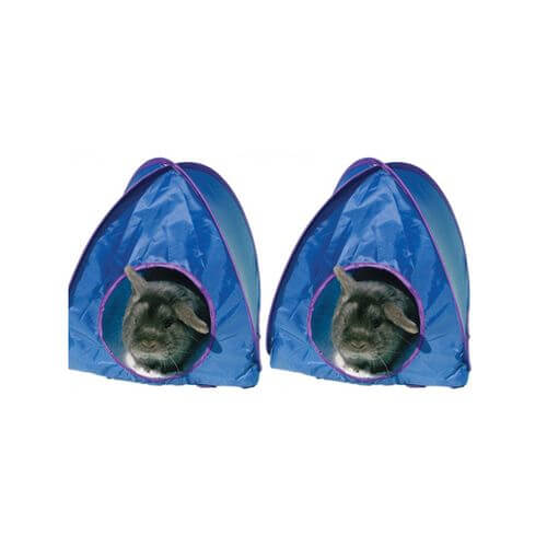 Rosewood - 2PK Polyester Fabric 90cm Pop-Up Tent Pet Canopy Shelter - Large - Blue