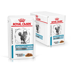 Royal Canin - Veterinary Diet Sensitivity Control Adult Wet Cat Food 85g x 12 - Petservo