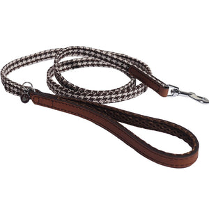 Rosewood - TOY DOG BROWN/CREAM DOGTOOTH SET lead - Petservo