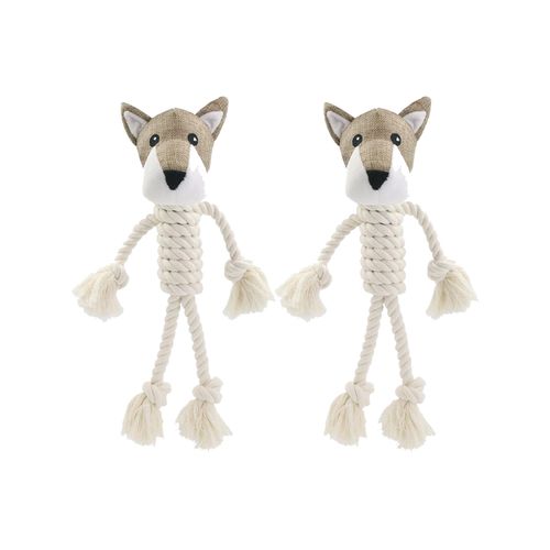 Paws and Claws - Animal Kingdom Knotted Pet Toy Assorted - 2PK