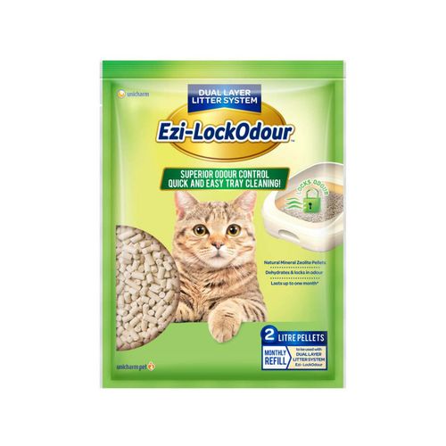 Ezi-lockodour - Cat Litter System Natural Mineral Zeolite Pellets