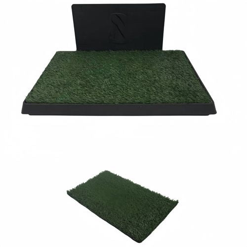 YES4PETS - Indoor Dog Puppy Toilet Grass Potty Training Mat Loo Pad pad with 2 grass - X Large