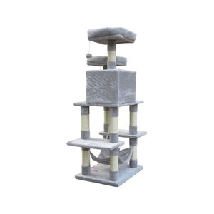 Shop online YES4PETS - 145 cm Cat Scratching Post Tree Scratcher Pole-Little - Grey - petservo