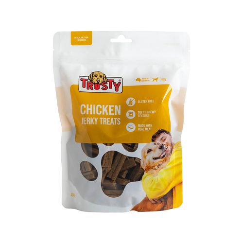 Trusty 400g Chicken Jerky Dog Treat