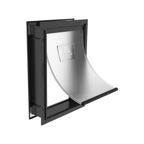 Hakuna Pets - Deluxe Aluminium Pet Door - Small - Black