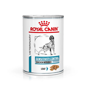 Royal Canin - Veterinary Diet Sensitivity Control Adult Wet Dog Food 410g x 12 - Petservo