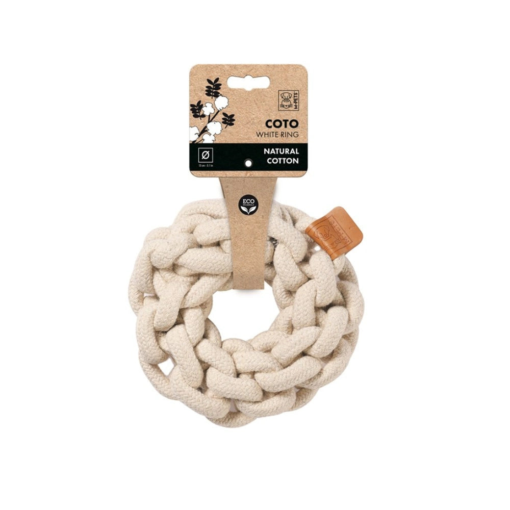 M-PETS - COTO White/Black Ring - petservo 