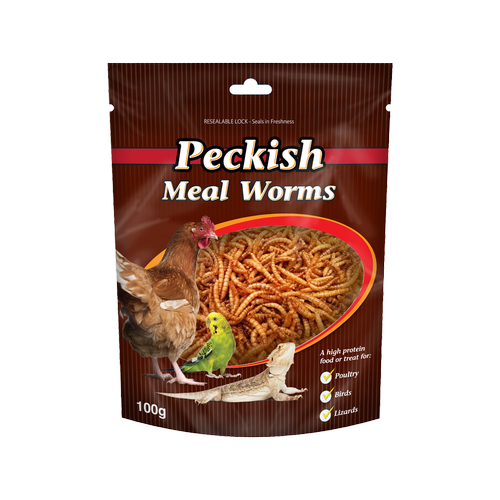 Peckish - Dried Meal Worms - 100g