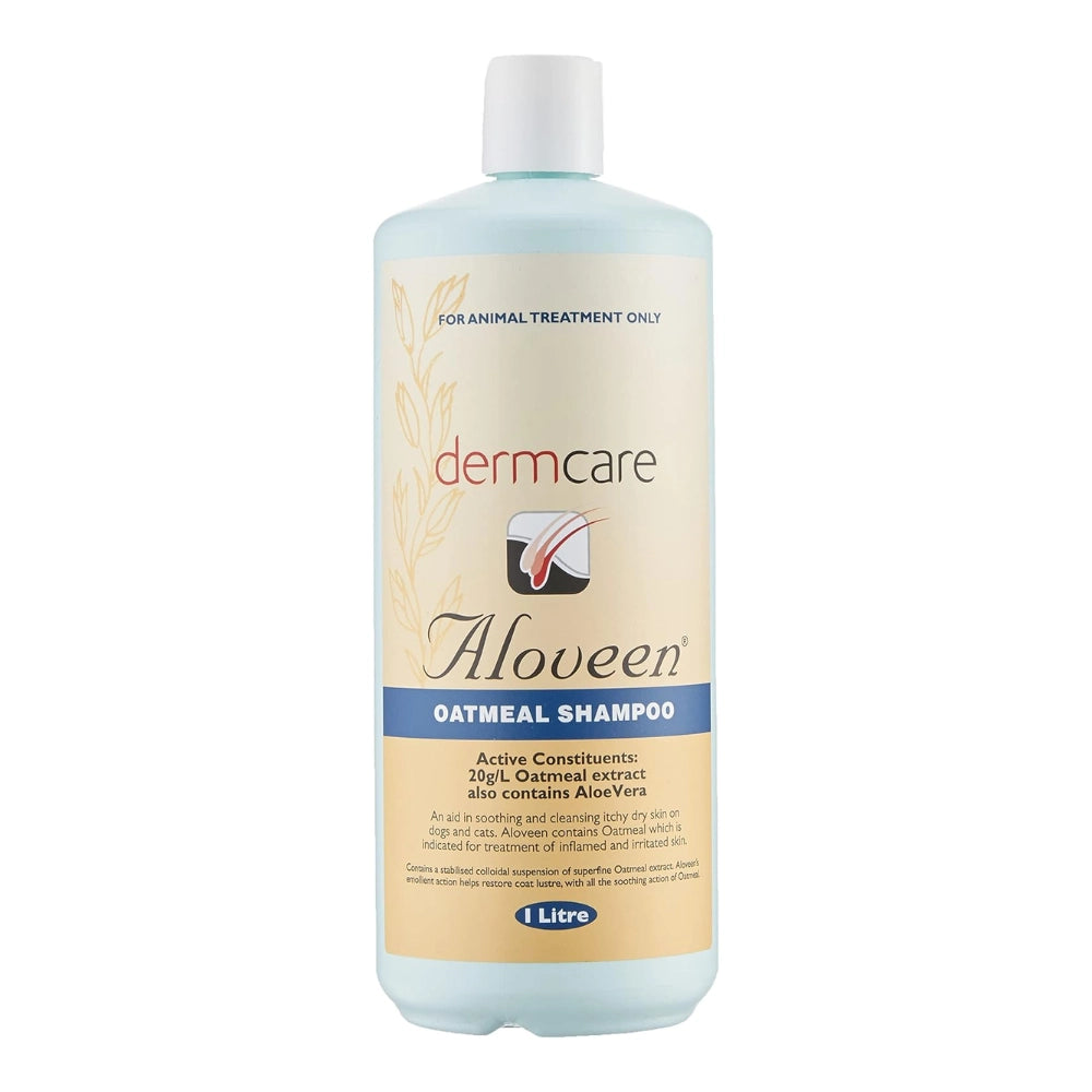 Dermcare - ALOVEEN OATMEAL SHAMPOO 1L - PetServo