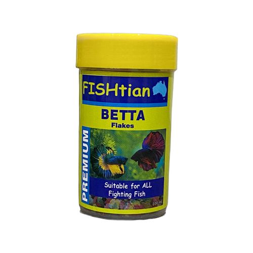 Fishtian - Betta Flakes Fish Food 100ml