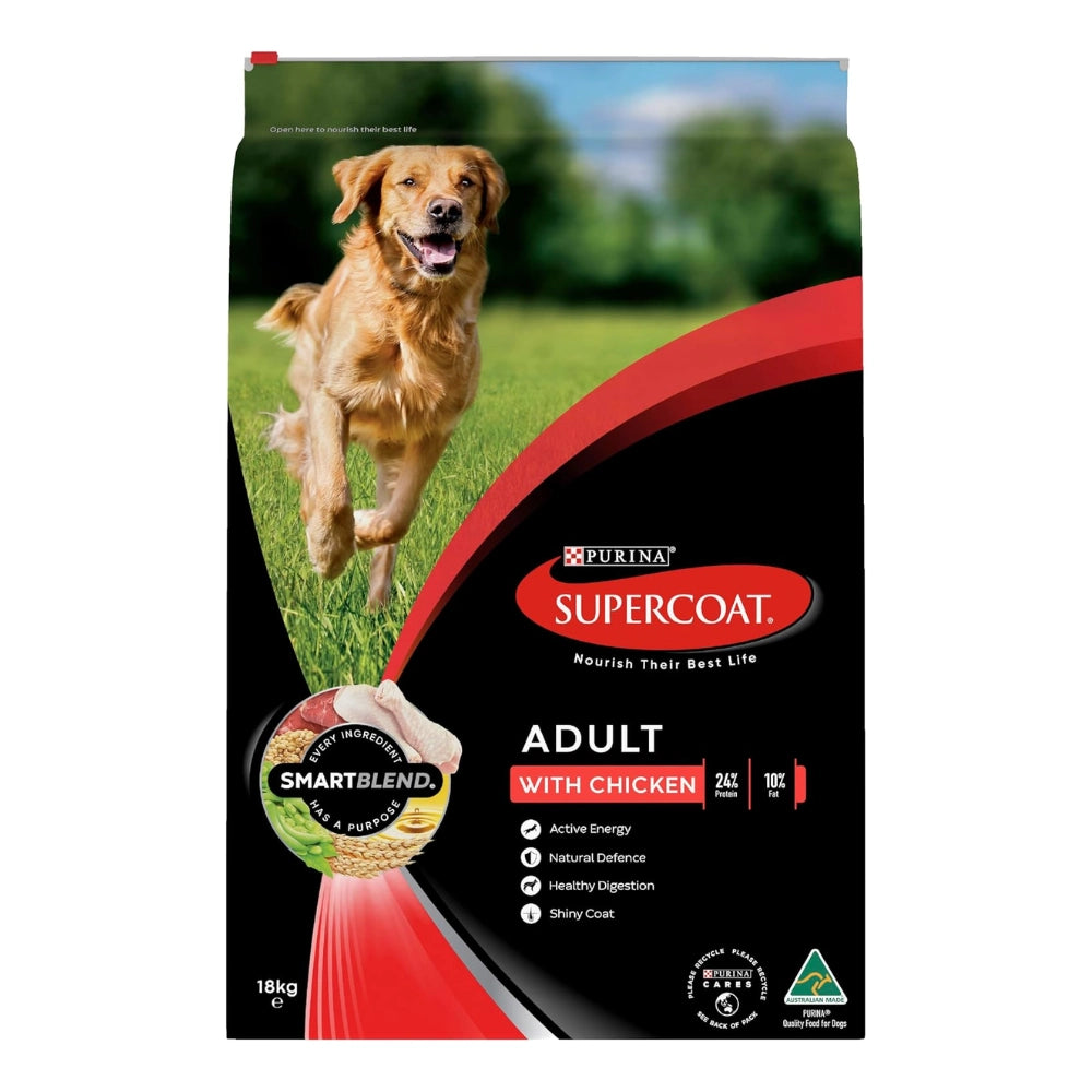 SUPERCOAT - SMARTBLEND Adult Dry Dog Food Chicken 18kg