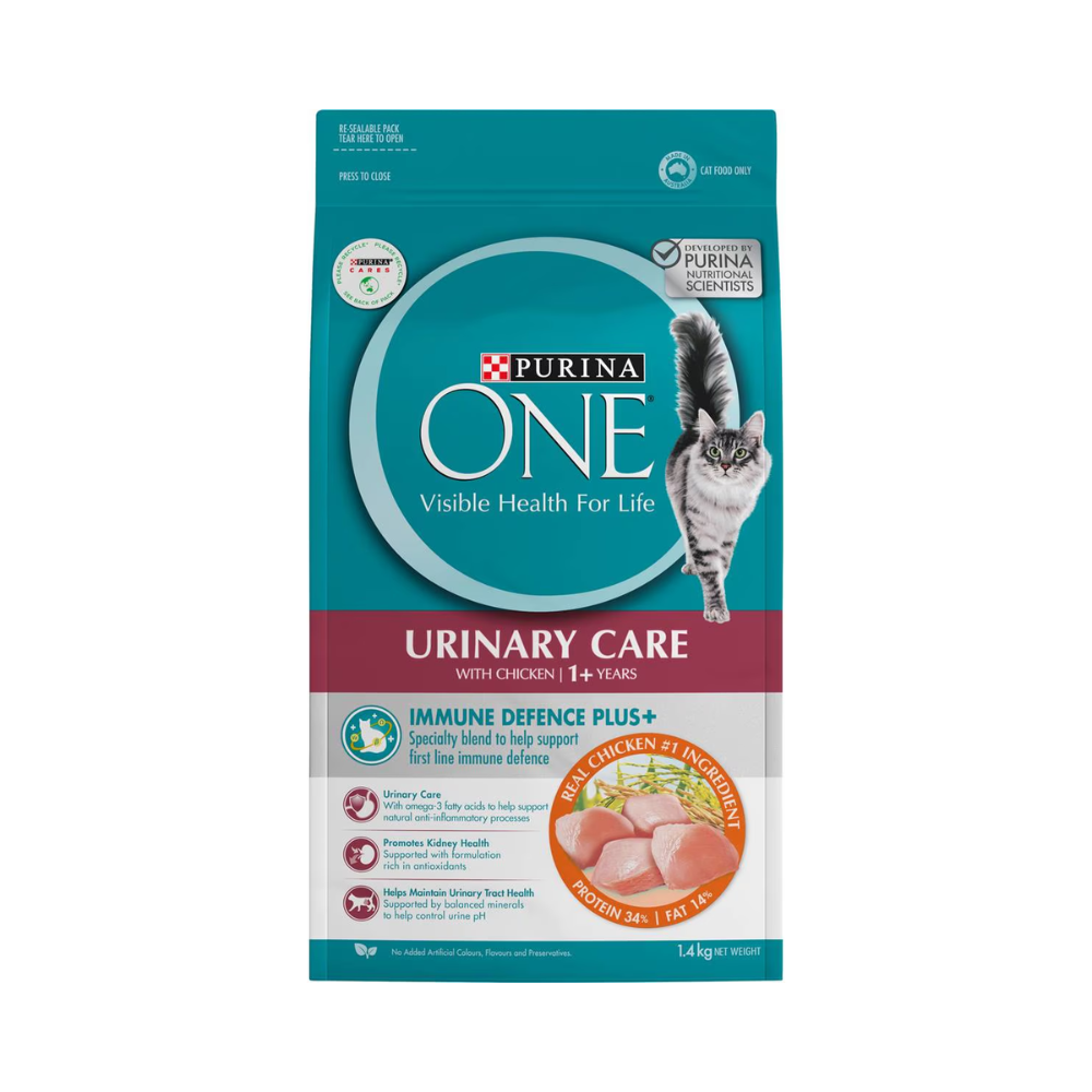 Purina One - Urinary Care With Chicken 1+ Years Dry Cat Food 1.4kg - Petservo