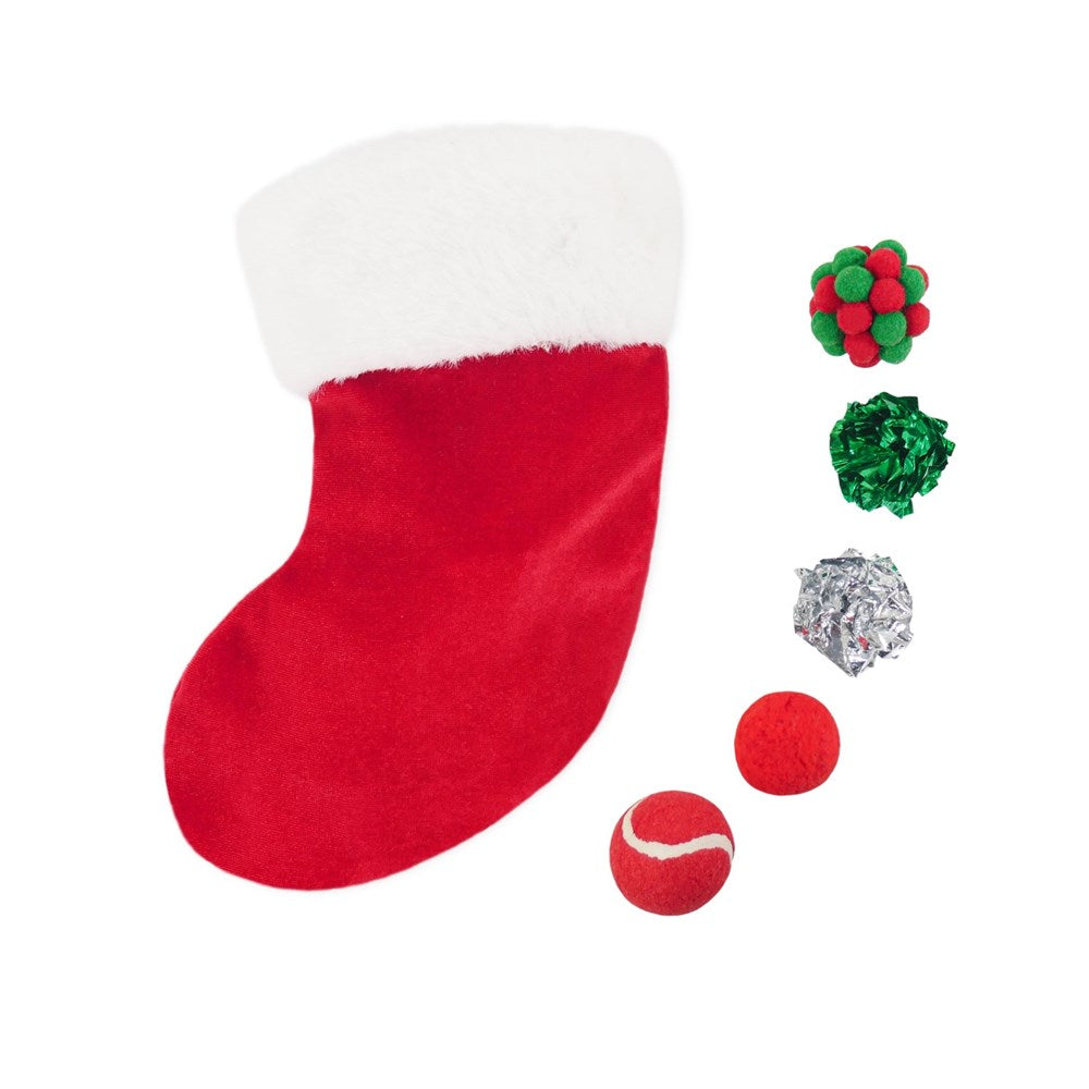 Rosewood - Christmas Cat Toy Stocking - Pet Servo