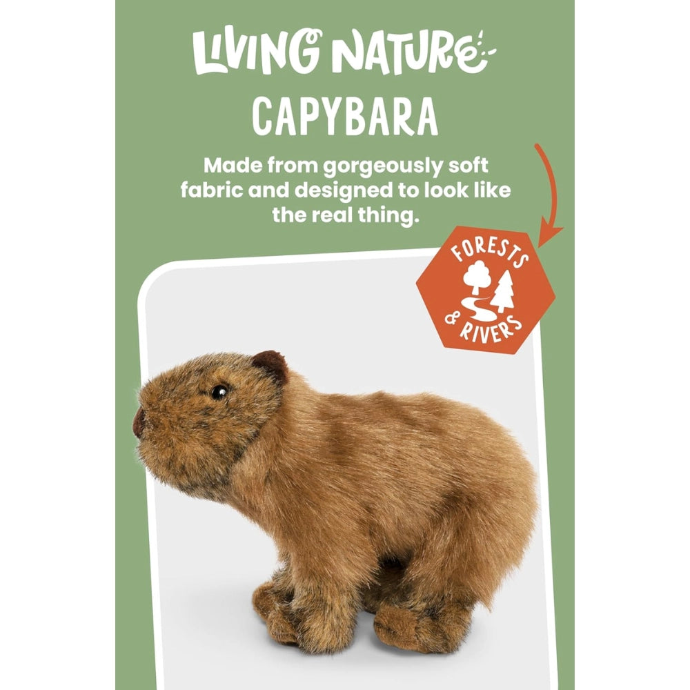 Living Nature - Capybara Stuffed Animal | Plush Toy Animal