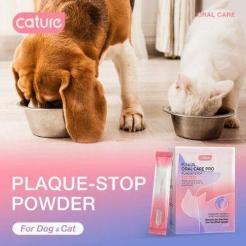 Cature - Pet Dog/cat 1g Seaweed Plaque-stop Oral Care Pro Powder - 30pc