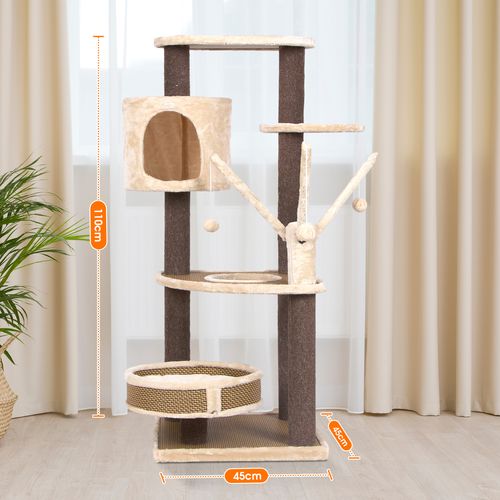 Advwin - 110cm Cat Scratching Post Tree