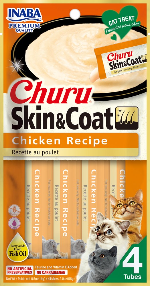 Inaba - Churu Skin & Coat Chicken Recipe - Petservo