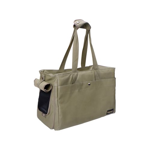 Ibiyaya - Canvas Pet Carrier Tote for Cats & Dogs - Light Green