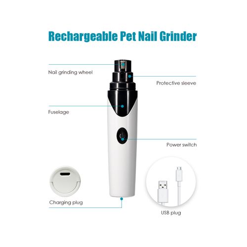 YES4PETS Electric Pet Nail Grinder Clipper Trimmer Groomer - PetServo